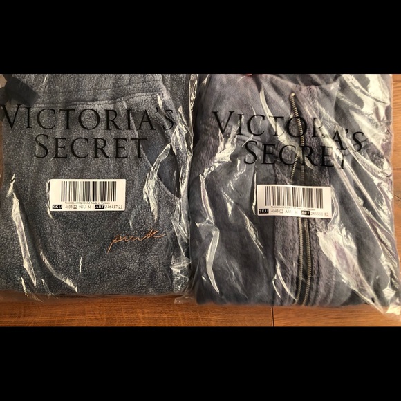 SET Victorias Secret PINK VINTAGE JOGGER/HALF ZIP - Picture 5 of 5